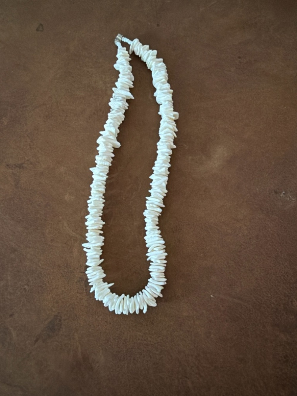White Shell Chip Necklace - Women's Jewelry